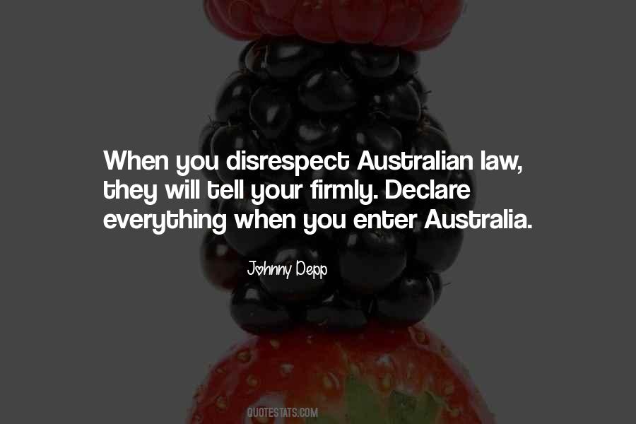 Australian Law Quotes #1293516
