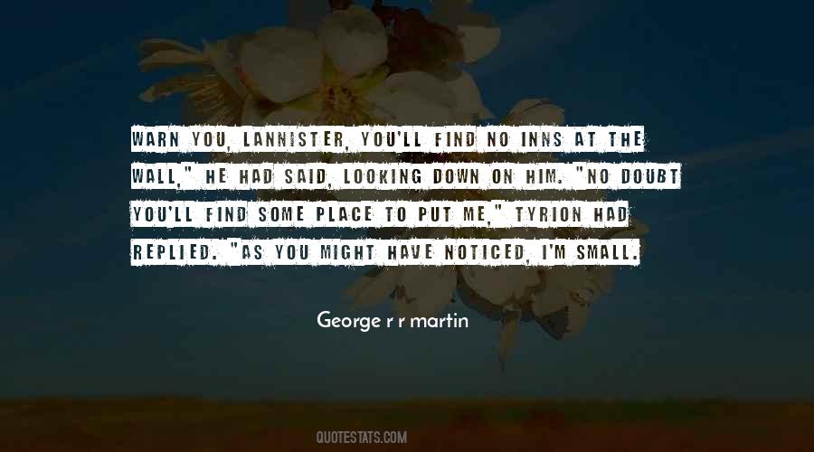 Quotes About George Martin #61921