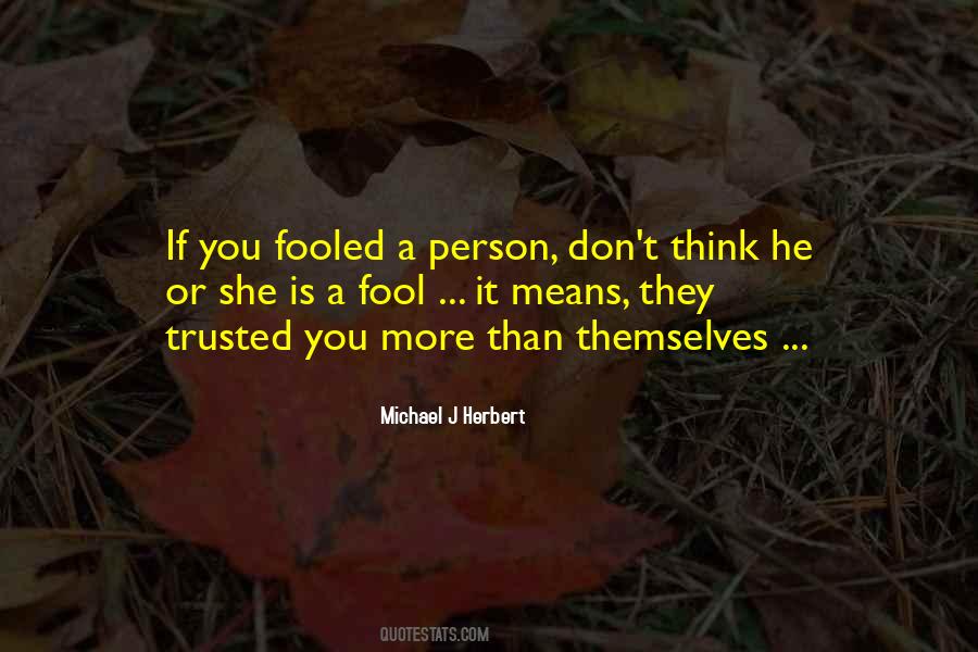 Quotes About Trust A Person #167004