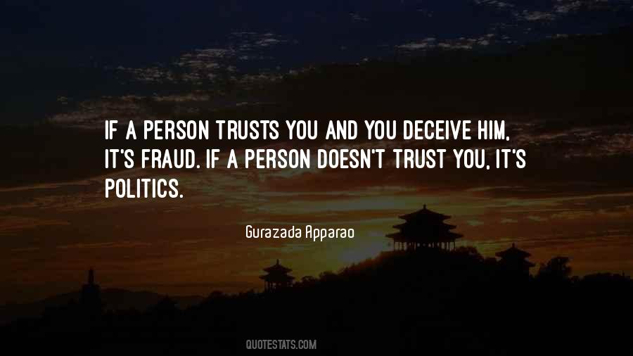 Quotes About Trust A Person #344339