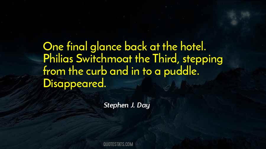 Glance Back Quotes #1026182