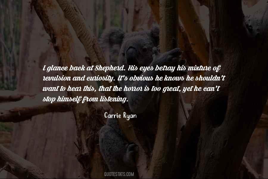 Glance Back Quotes #1294417