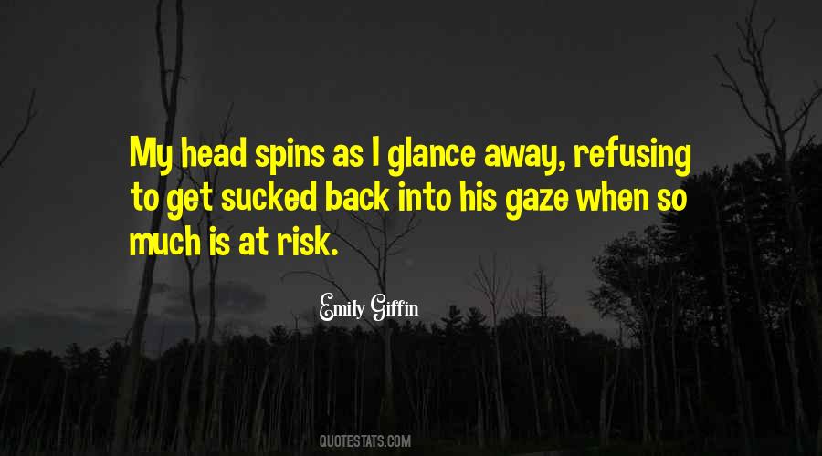 Glance Back Quotes #1569064