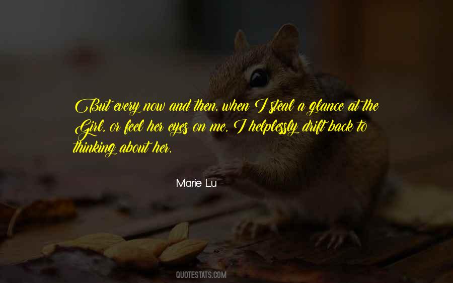 Glance Back Quotes #1676226