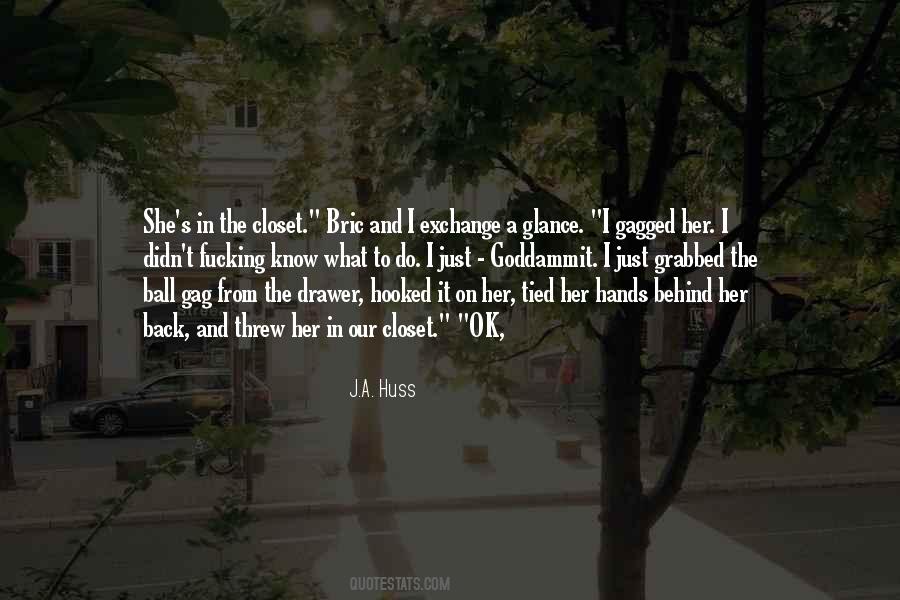 Glance Back Quotes #938397