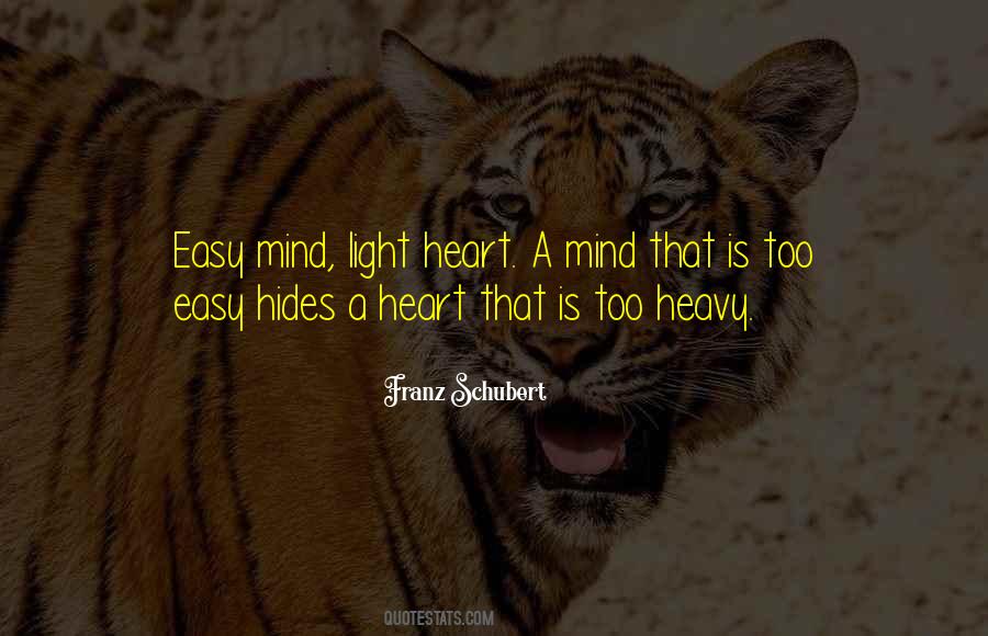 Heavy Mind Quotes #1357865