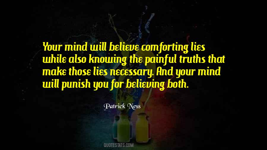 Believing The Lies Quotes #73952