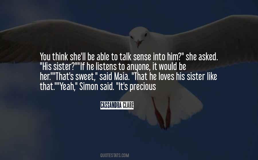 Sweet Sister Quotes #112926