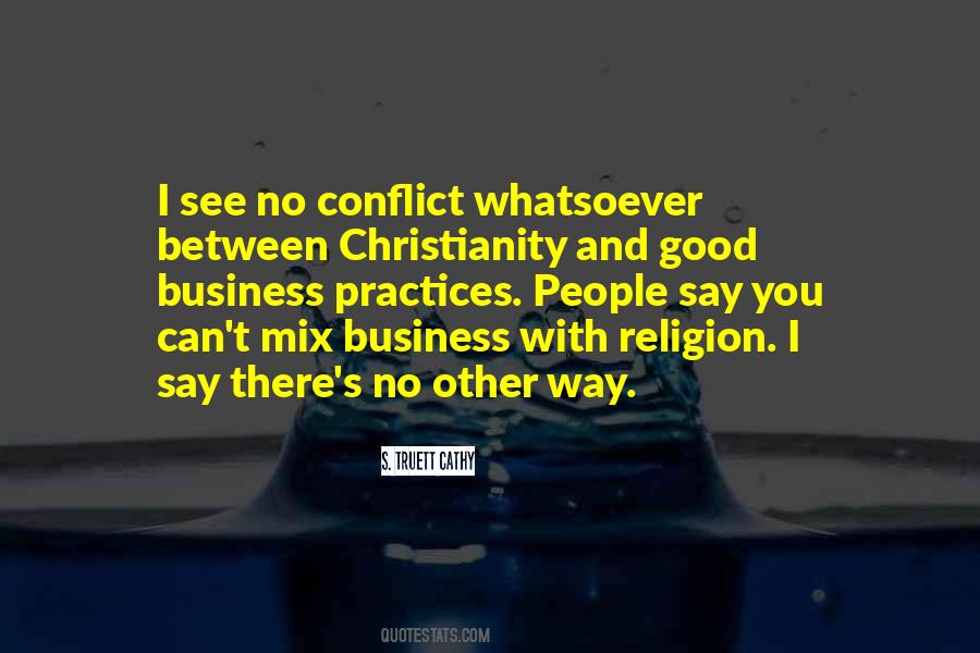 Religion Conflict Quotes #61447