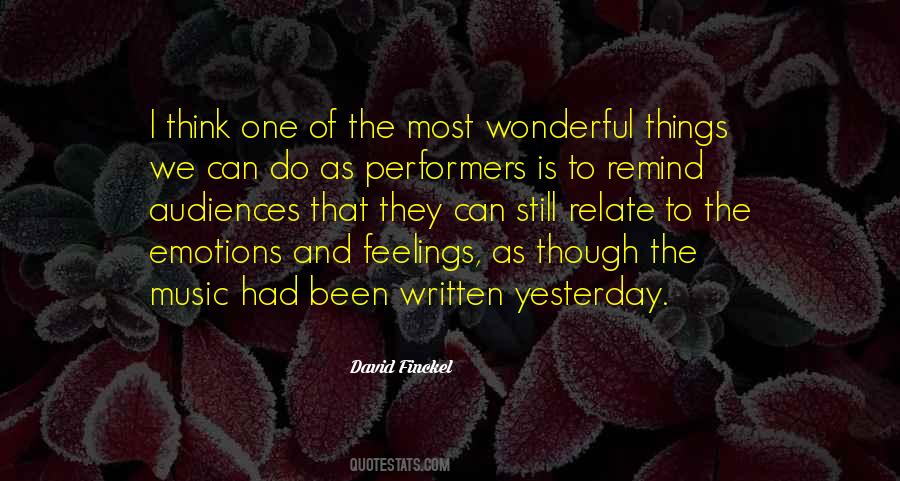 Music Is Feelings Quotes #451982