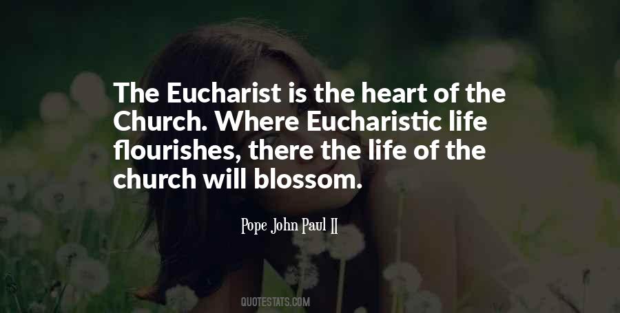 Quotes About The Eucharist #1243076