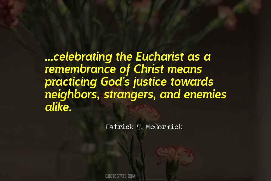 Quotes About The Eucharist #1389735