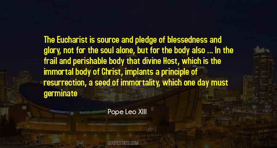 Quotes About The Eucharist #1670321