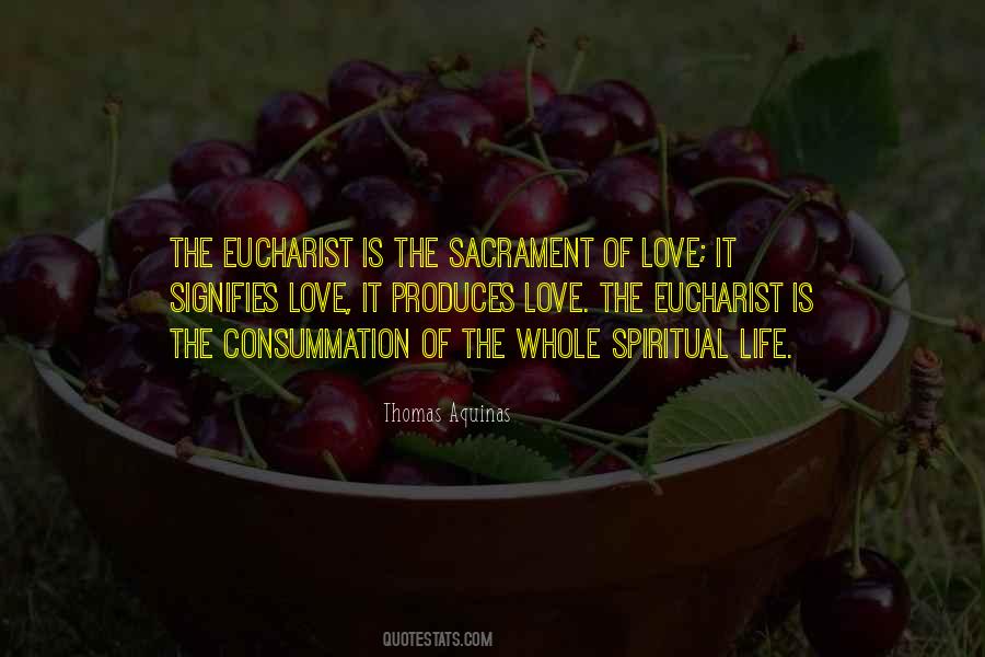Quotes About The Eucharist #630667