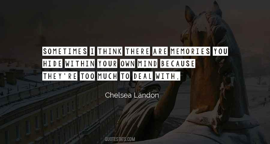 Memories With You Quotes #980110