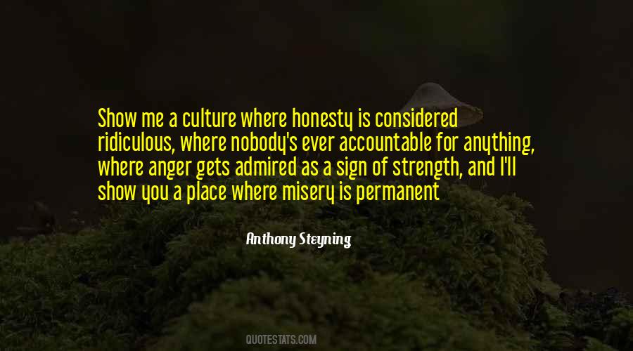 Honesty And Strength Quotes #1091320