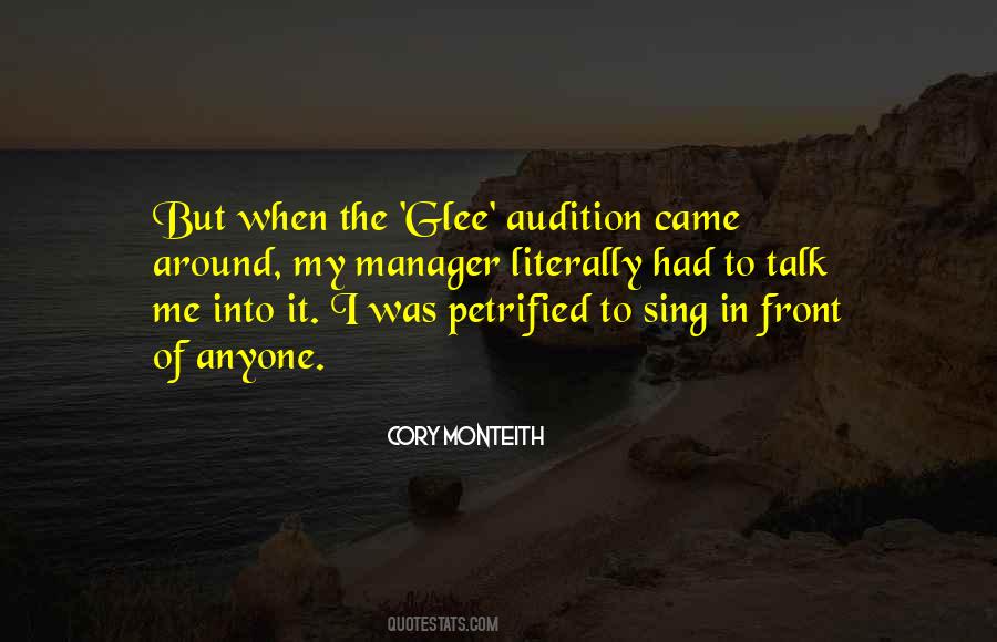 Glee Audition Quotes #889654