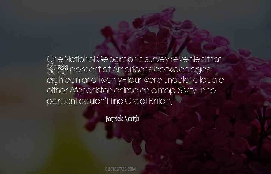 Quotes About Geographic #1588397