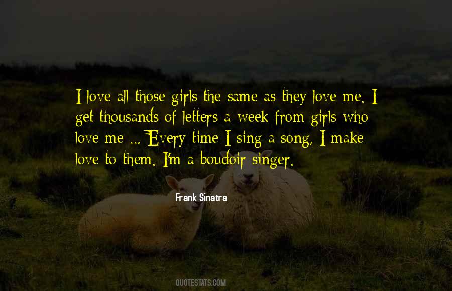 Frank Sinatra Love Quotes #1681627