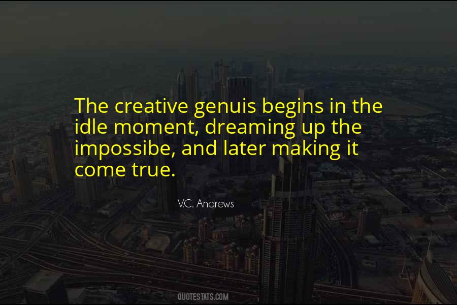 Quotes About Genuis #1532094