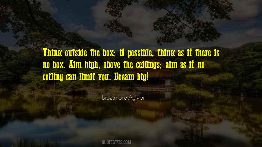 Outside The Box Thinking Quotes #101723