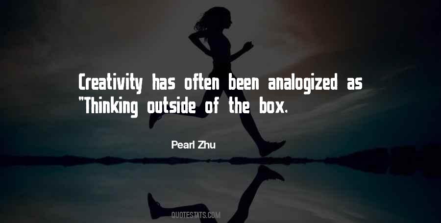Outside The Box Thinking Quotes #1272164