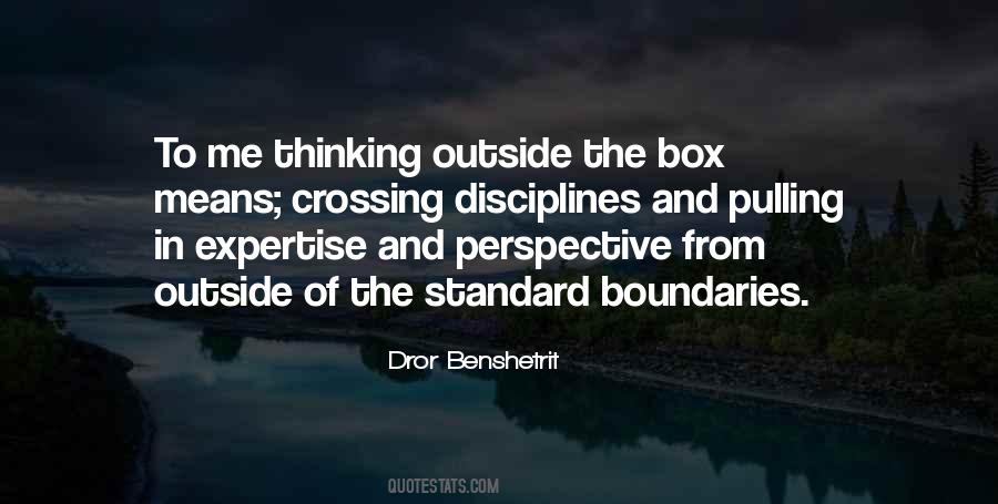 Outside The Box Thinking Quotes #387810