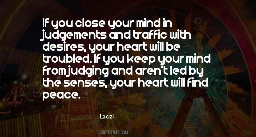 Find Peace In Your Heart Quotes #1695746