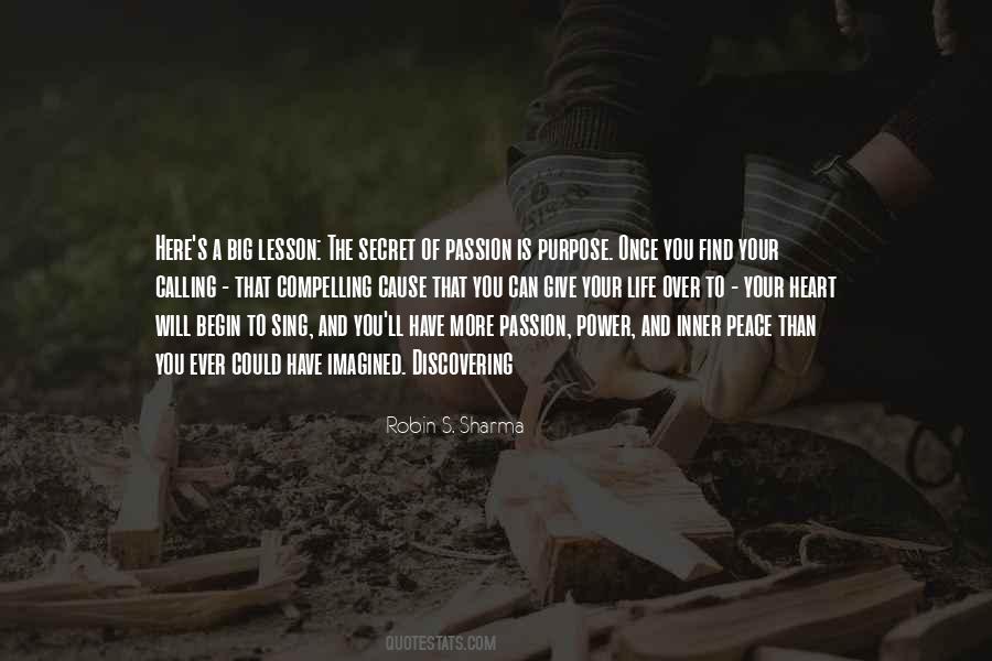Find Peace In Your Heart Quotes #1855188