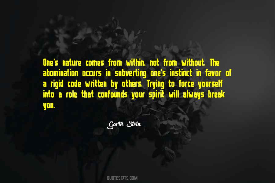 Trying Not To Break Quotes #1661173