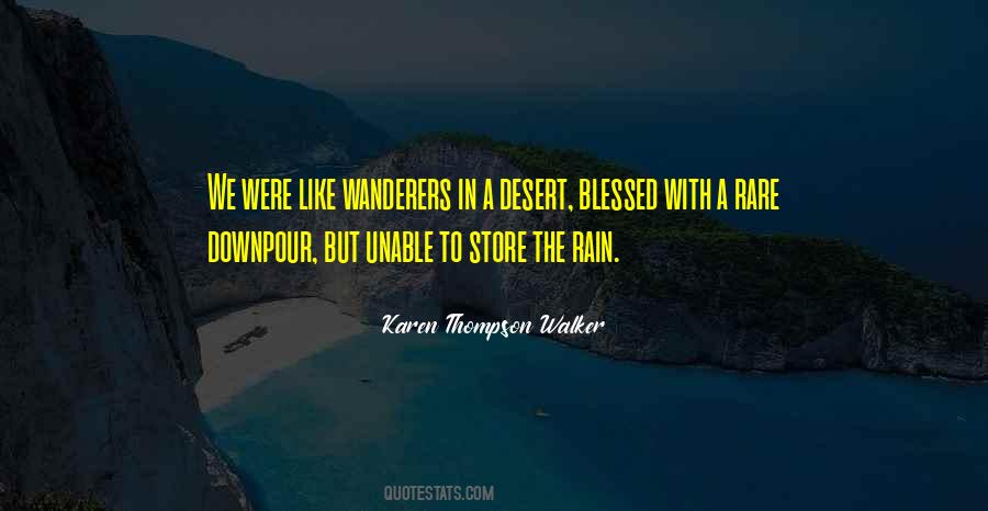 Downpour Of Rain Quotes #75303