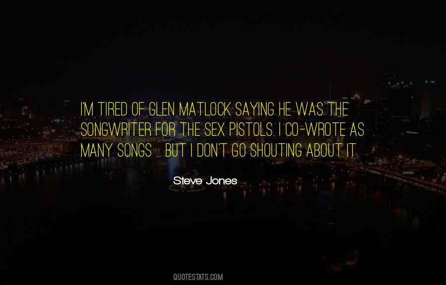 Glen Matlock Quotes #1519089