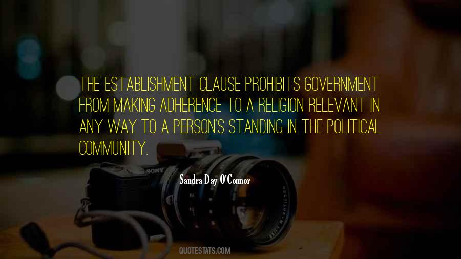 Quotes About The Establishment Clause #587949