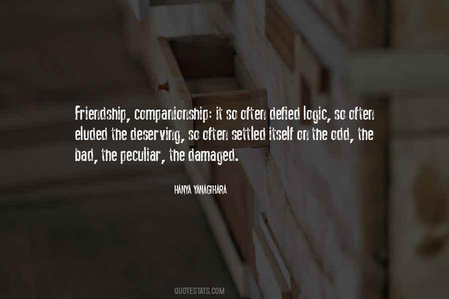 Companionship Friendship Quotes #1413705