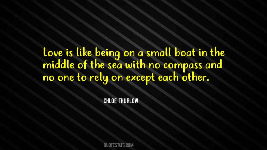 Love Is Like A Boat Quotes #866255