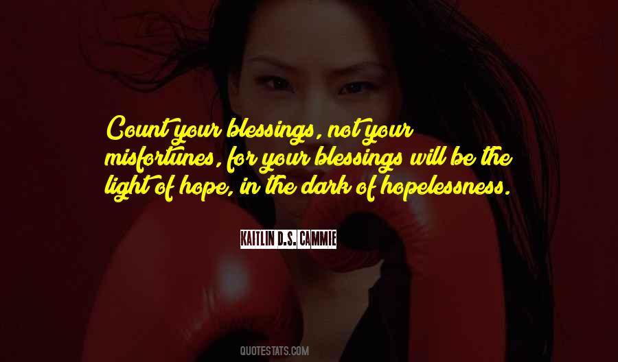 Count The Blessings Quotes #1091378