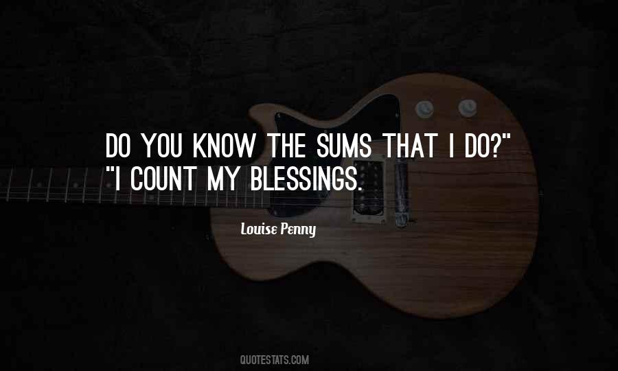 Count The Blessings Quotes #1821073