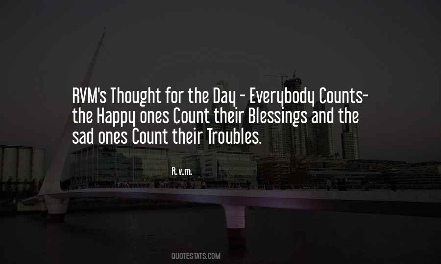 Count The Blessings Quotes #536083
