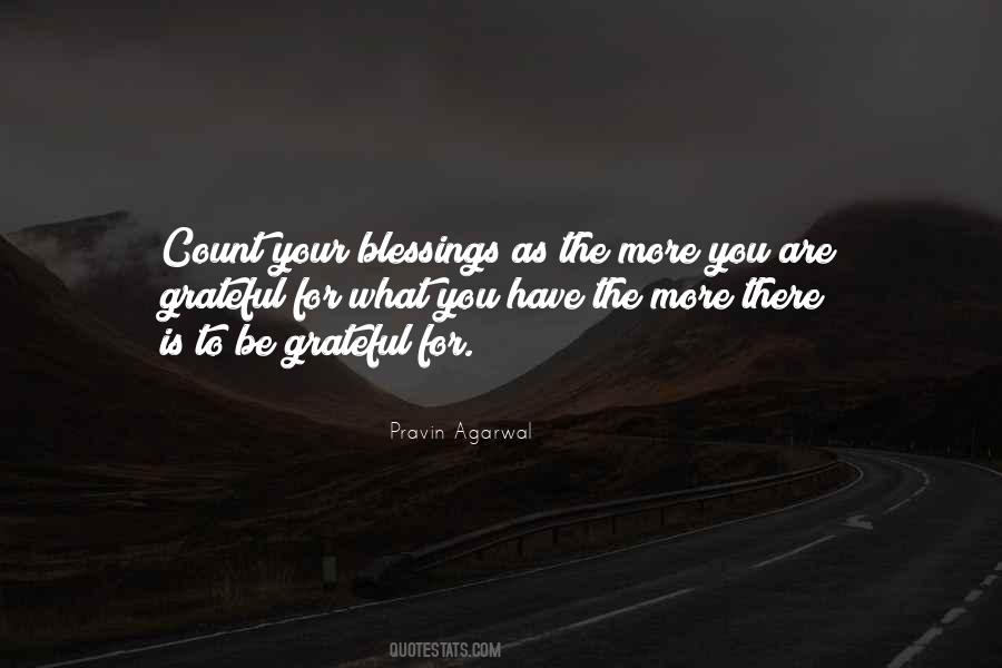 Count The Blessings Quotes #887491