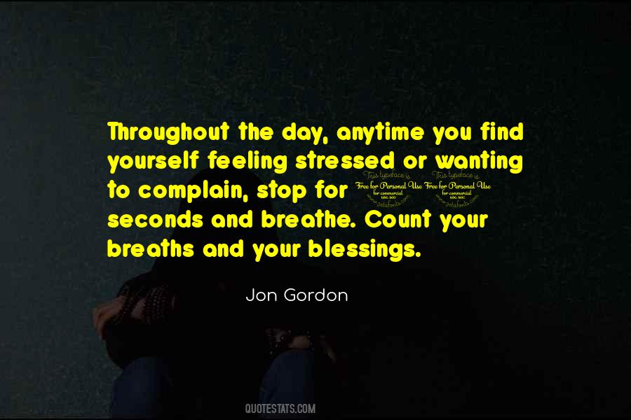 Count The Blessings Quotes #925598