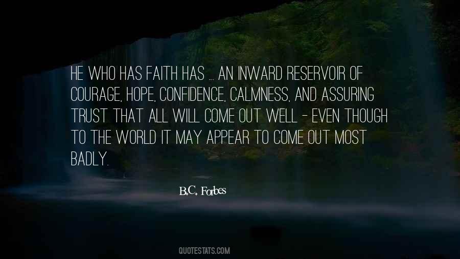 Courage And Trust Quotes #1400427