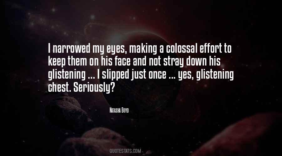 Glistening Eyes Quotes #1098797