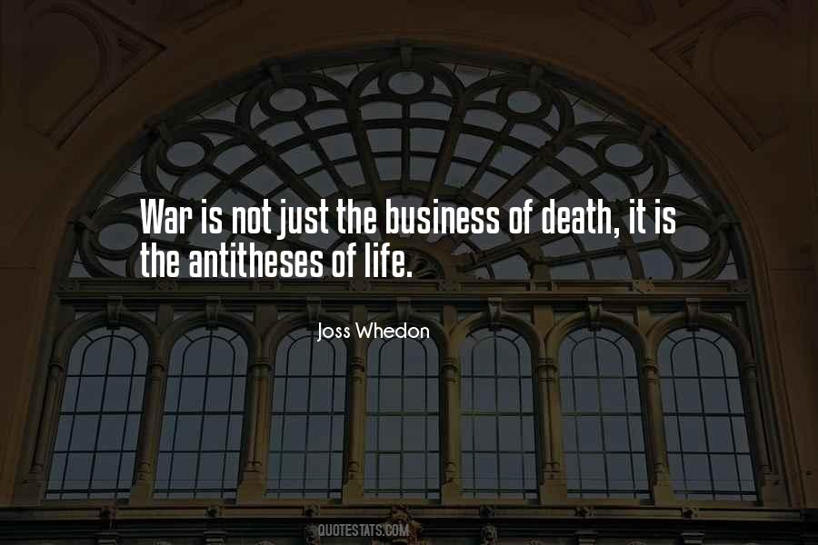 Death War Quotes #353015