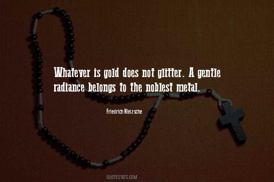 Glitter Gold Quotes #727995