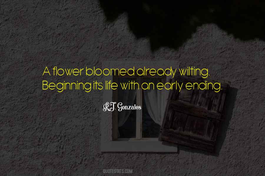 Sad Flower Quotes #1084249
