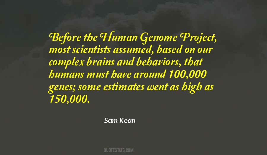 Quotes About Genome Project #1035527