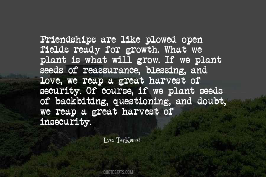 Plant And Harvest Quotes #1809222