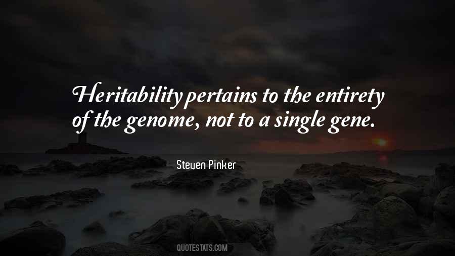 Quotes About Genome #244031