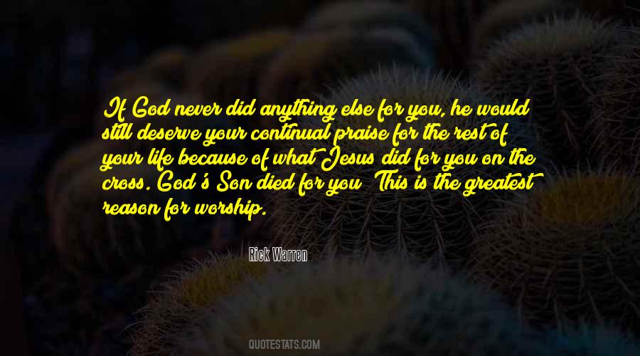 Quotes About Praise Of Life #1872791