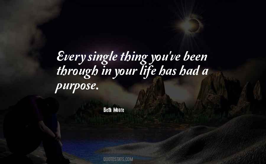 Every Life Has A Purpose Quotes #1417448